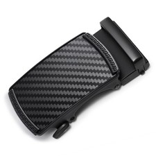 Men Ratchet Belt Buckle Only Belt Buckle Automatic Click Buckle for 1 3/8" Sl...