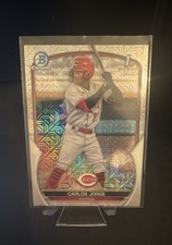 2023 Bowman - Chrome Prospects Carlos Jorge #BCP-120 Mojo Refractor (RC)