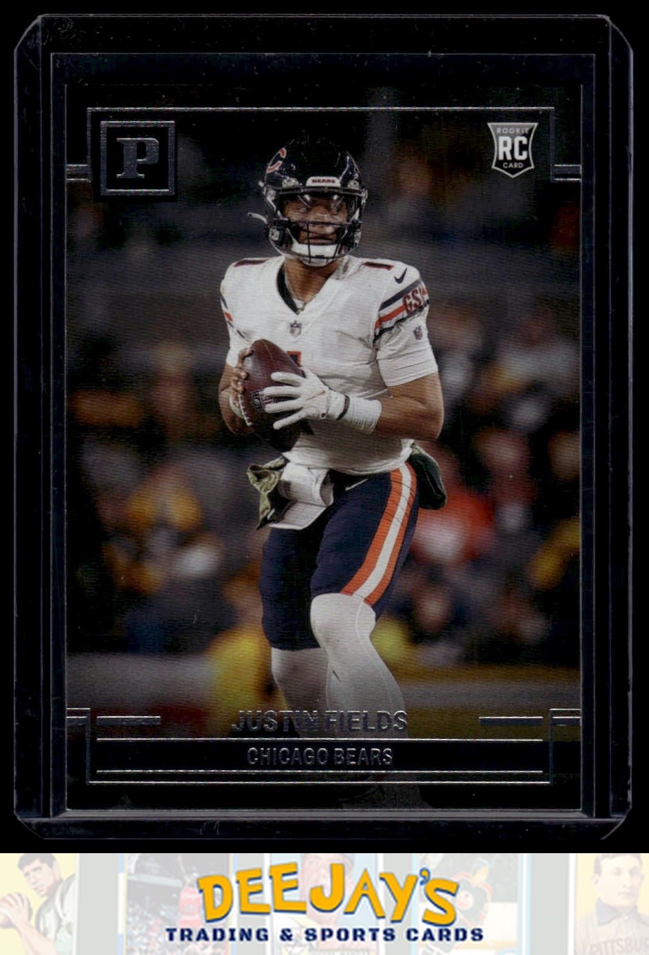 2021 Panini Chronicles #CR-4 Justin Fields Crown Royale Chicago Bears