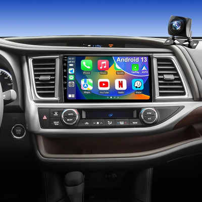Car Stereo for Toyota Highlander 2014 2019 | Wireless Apple CarPlay/Android Auto