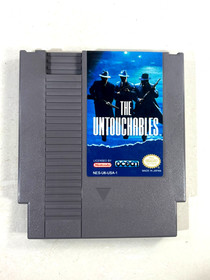 The Untouchables (Nintendo Entertainment System, 1991) [Blue] NES CIB w/Poster