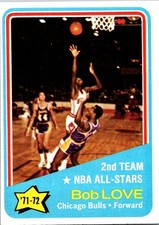 Bob Love 1972-73 Topps #166 Chicago Bulls