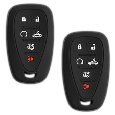 2 Key Fob Remote Skin Shell Case Cover for Chevrolet GMC HYQ4EA