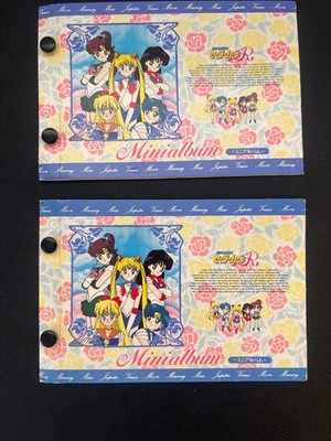 x2 Sailor Moon Card Case Mini Album Rare EMPTY