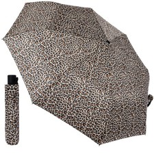 A2Z Ladies Travel Compact Umbrella Supermini Leopard Brolly Auto Open Waterproof