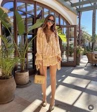 ZARA NWT $129 WOMAN SS25 PRINTED SHORT DRESS ZW COLLECTION 025 | 2634/076