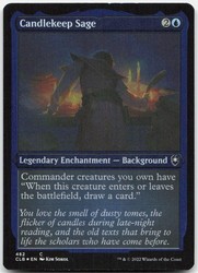 Candlekeep Sage (Foil Etched) 482 Commander Legends: Battle for Baldur's Gate