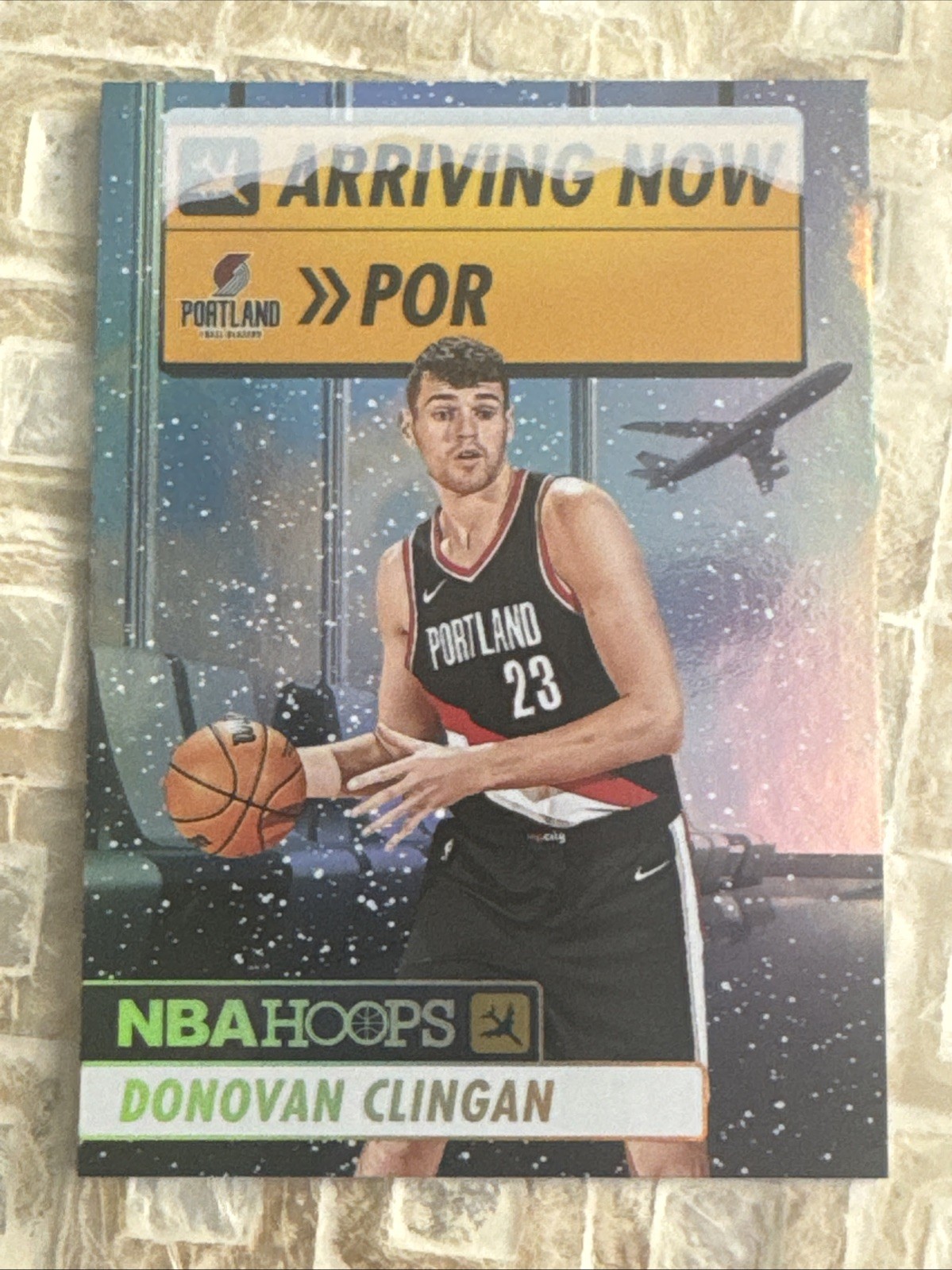 2024-25 Panini Nba Hoops - Arriving Now Donovan Clingan #22 (RC) Winter Holo