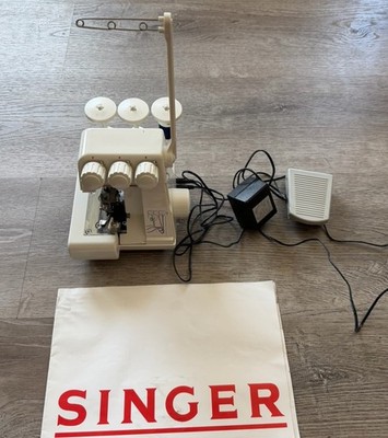 Singer Tiny Serger TS380A Overedging w/ Pedal & Power Cord Portable Tested