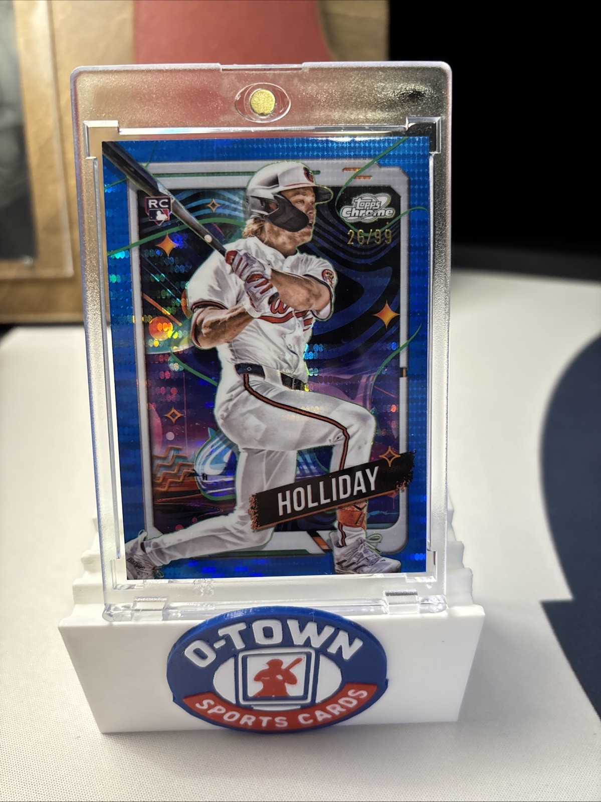 Jackson Holliday 2024 Topps Chrome Cosmic #7 Blue Moon Refractor 26/99 Rookie