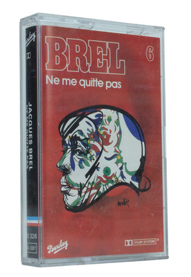 Jacques Brel - Ne Quitte Pas - Audiokassette K7 (Ref#W-861)