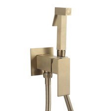 Bidet Faucet for Toilet Hot and Cold Water Tap Mixer Stainless Steel Handheld