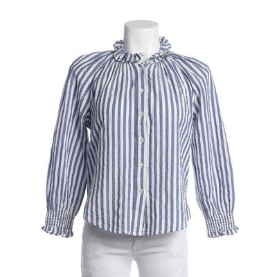 Bluse Veronica Beard Blau Weiß 32 US 2