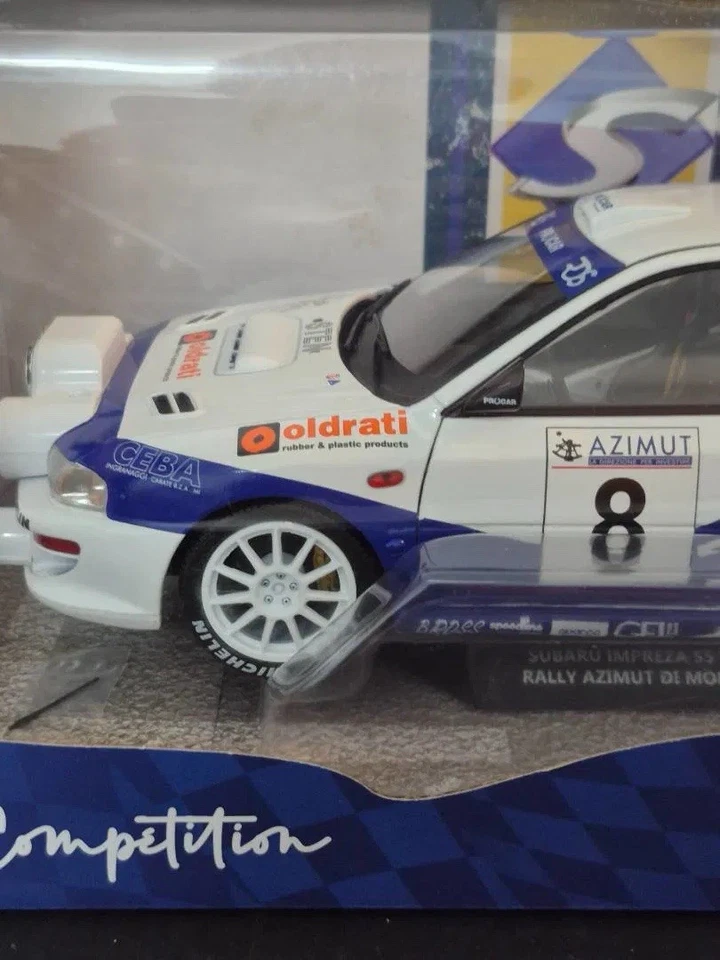 Solido Subaru Impreza S5 WRC 99 #8 V Rossi Rally Azimut Monza 2000 1/18 S1807403 - Image 2 of 4
