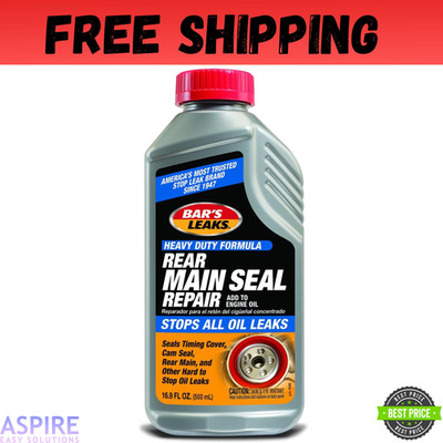 Bar's Leaks Concentrated Rear Main Seal Repair Engine Oil Stop Leak 16.9 oz