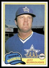 1981 Topps Traded #745 Jeff Burroughs Mariners