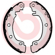 Bremsbackensatz hinten für Renault Megane 1 BA0/1 EA0/1 LA0/1 DA0/1 3 | 2396852