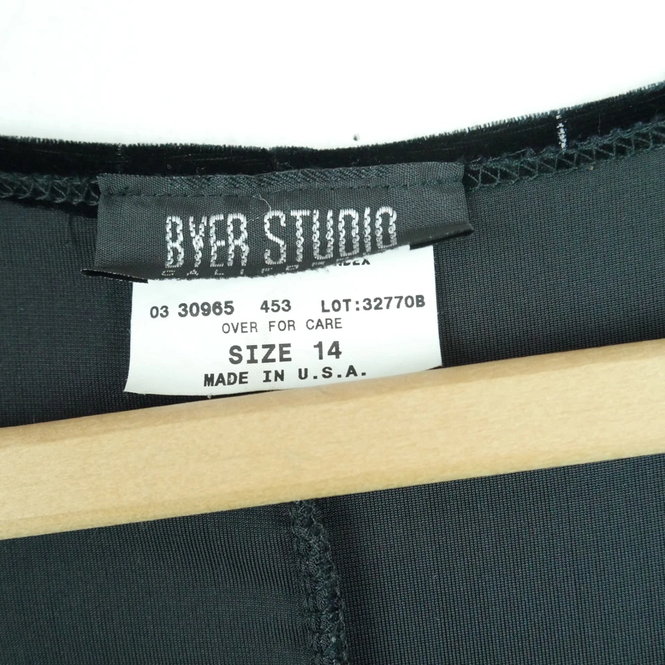 Maxi Vestido Vintage Talla 14 Terciopelo Negro Floral Oscuro Cachicho Y2K Años 90 Grunge Foto 2 de 4