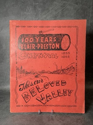 Blair, Wisconsin, WI | Blair-Preston Centennial Book, 1855-1955, Historical Info