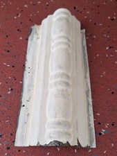 Antico bordo angolare in latta shabby chic stampaggio in latta recupero architettonico