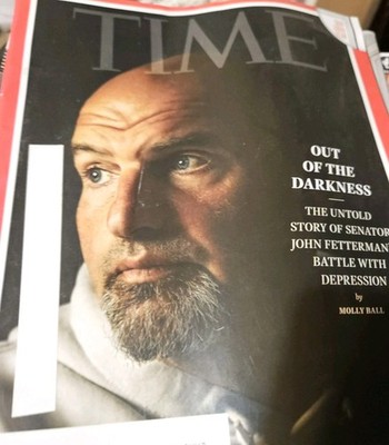 Time August 14, 2023 Senator John Fetterman's Battle with Depression, New/Unread