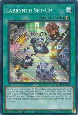 Labrynth Set-Up - TAMA-EN022 - Super Rare - 1st Edition - Lightly Played