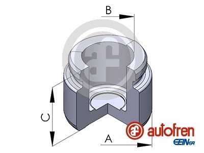 Rear AUTOFREN SEINSA D025270 Piston, brake caliper for AUDI,CHEVROLET,OPEL,SAAB,
