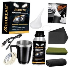 Headlight Restoration Kit 200ML Automobile Headlight Polish Repair Renovation