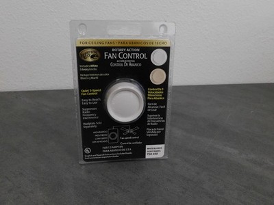 Rotary Action Fan Control - Quiet 3 Speed - Hampton Bay Fan Control Ceiling Fan
