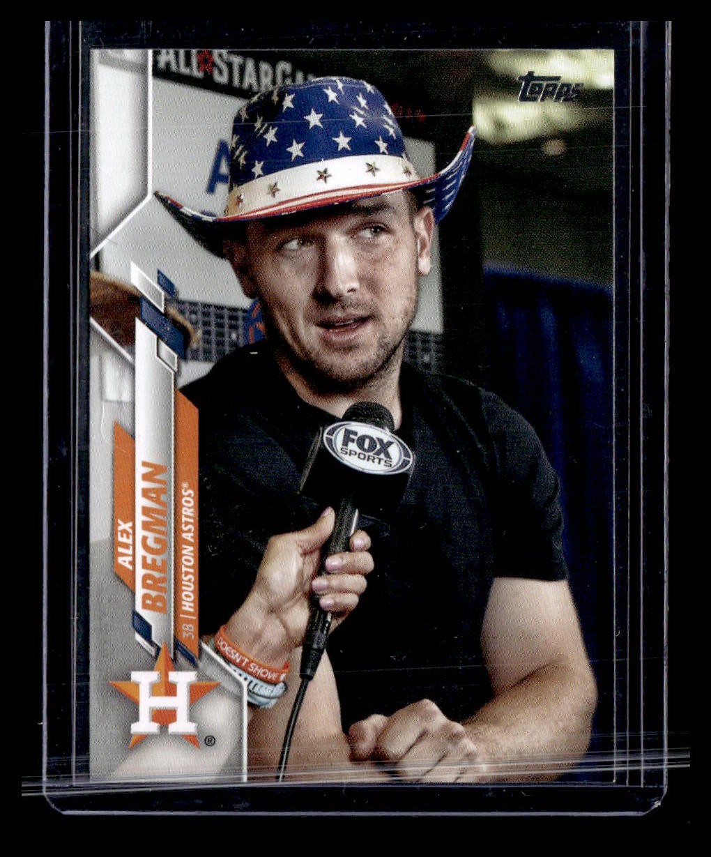 2020 Topps Update #U-64 Alex Bregman American Flag Hat SP Short Print JH01
