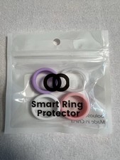 4Pcs Silicone Smart Ring Protector Cover for Oura Gen 3/Samsung/Ultra Human Ring