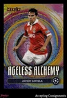 2024-25 Topps Merlin UEFA Gold Refractor Ageless Alchemy Javier Saviola 10/50