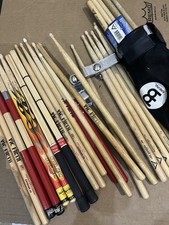 Drum Stick Bundle.  Vic Firth.  Vater.  Promark. Used.  Free Meinl Stick Holder