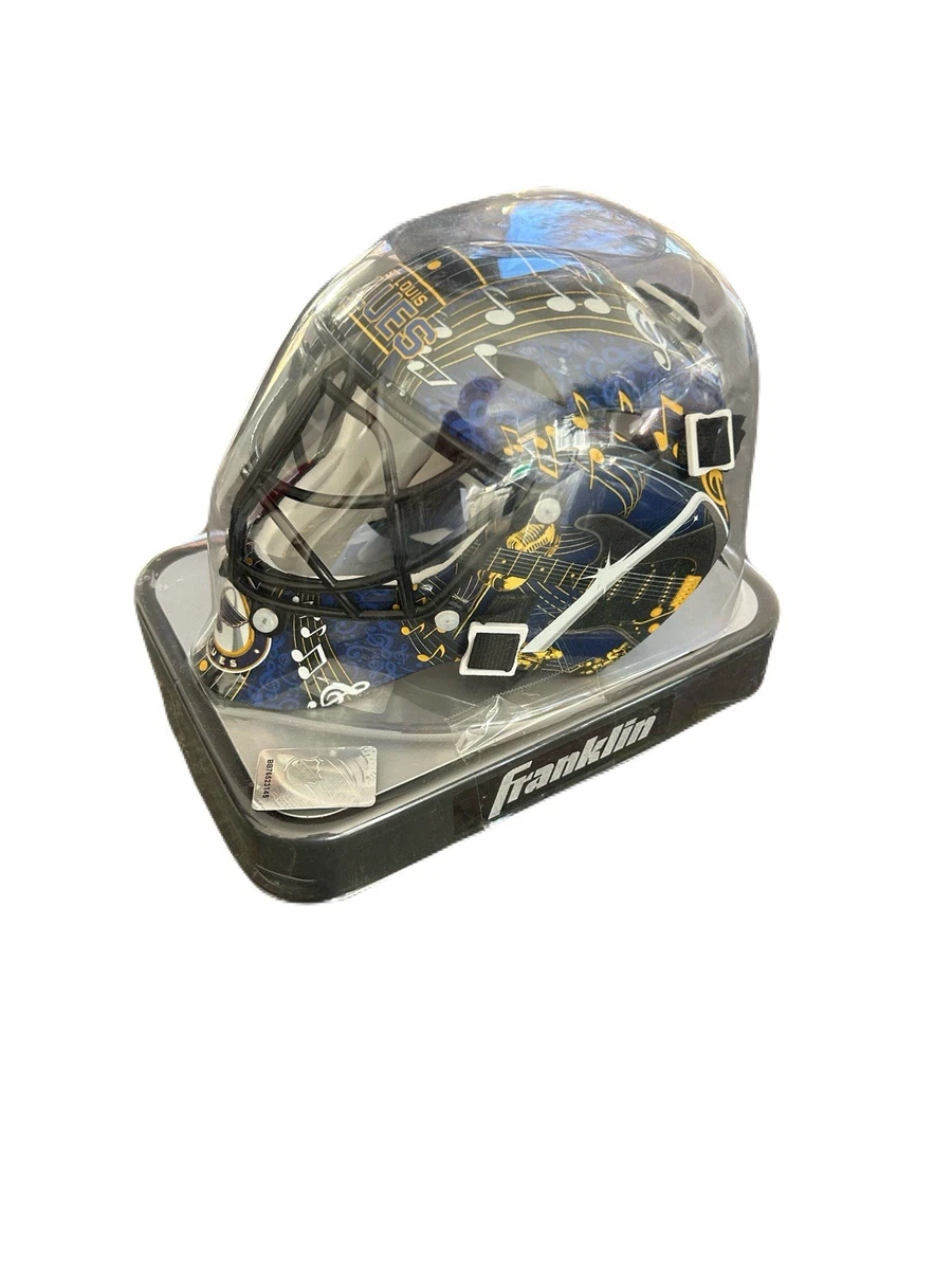 Masque De Gardien De Hockey Réplique Grandeur Nature St Louis Blues - Franklin Sports - Non Signé - Produit Original - Décoration NHL