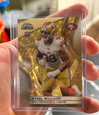 Marketplace image: 2025 Topps Chrome Black Mykel Williams Rookie SUPERFRACTOR #143 49ers