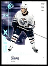 Mike Comrie 2002-03 SPx #32 Edmonton Oilers SEE SCAN! FREE SHIPPING AutographDen
