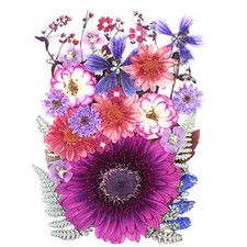 35Pcs Dried Pressed Flowers for Crafts Resin DIY Art Natural Dry Floral Large...