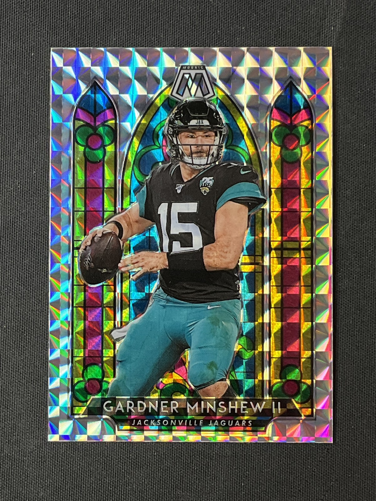 2020 Panini Mosaic Stained Glass #SG8 Gardner Minshew II Jacksonville Jaguars