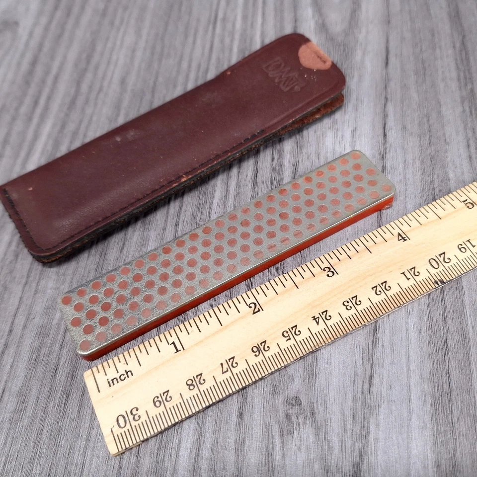 Afilador de cuchillos DMT con estuche de cuero PAT-3860400 Foto 4 de 4