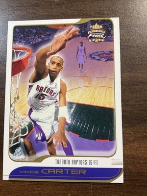 VINCE CARTER, 2001-02 FLEER FOCUS #1,  RAPTORS