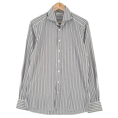 Suitsupply Herrenhemd Gestreift Baumwolle Business Bb7 Größe 40 15 3/4