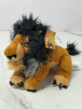 Disney Store Exclusive Scar Plush Beanbag Lion King Vintage Tag
