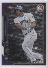 2015 Bowman Purple Ice 48/50 Mike Zunino #36 6u5