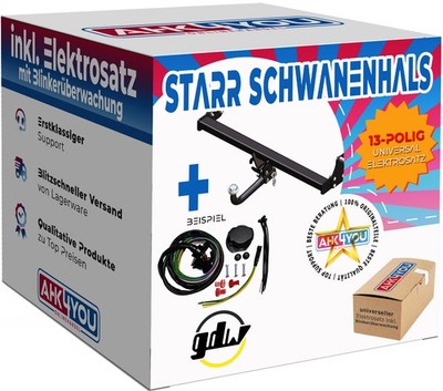 AHK GDW für Renault Megane Fließheck 02-05 starr + 13-pol ES ABE