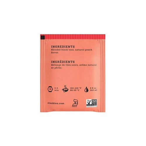 Black Tea Peach 20 Bags  by Stash Tea