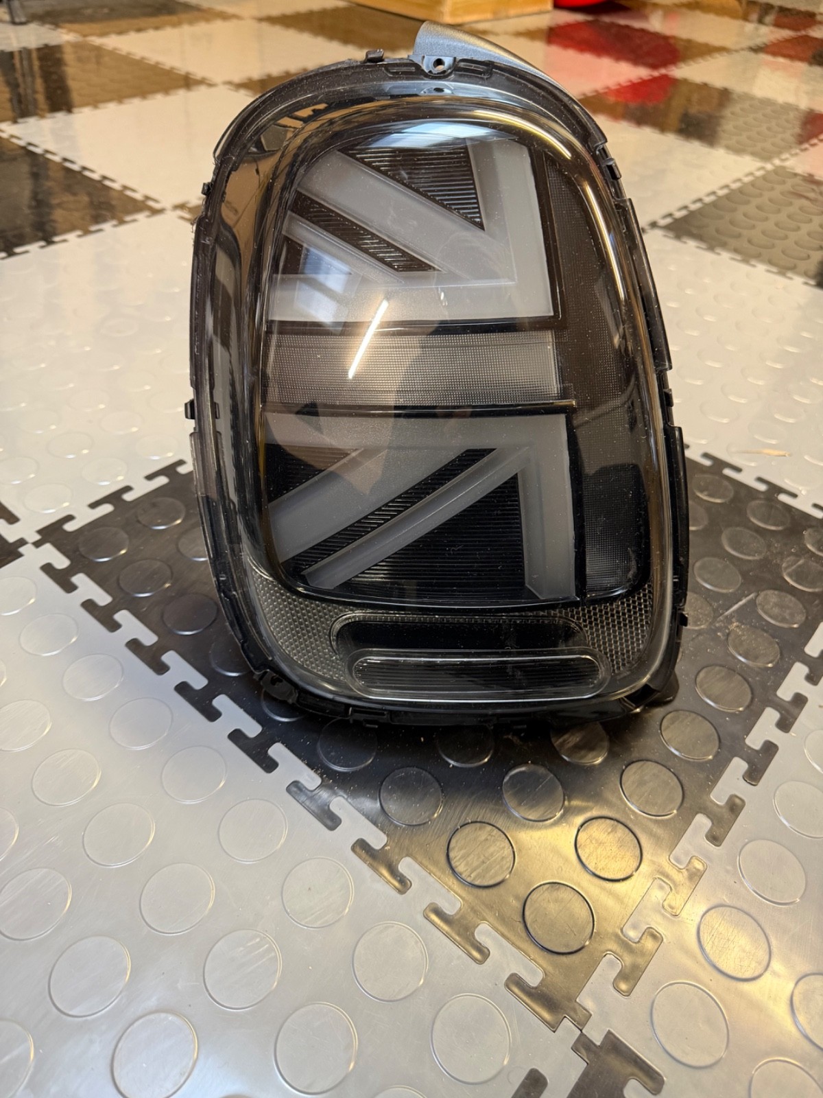 Rear Tail Light For Mini F56 VLAND Union Jack Passenger Side Black Smoked F55