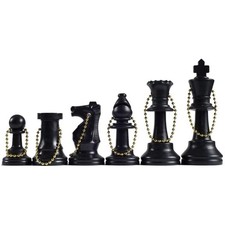 WE Games Keychain Bag Tag Chess Pieces - Incl...