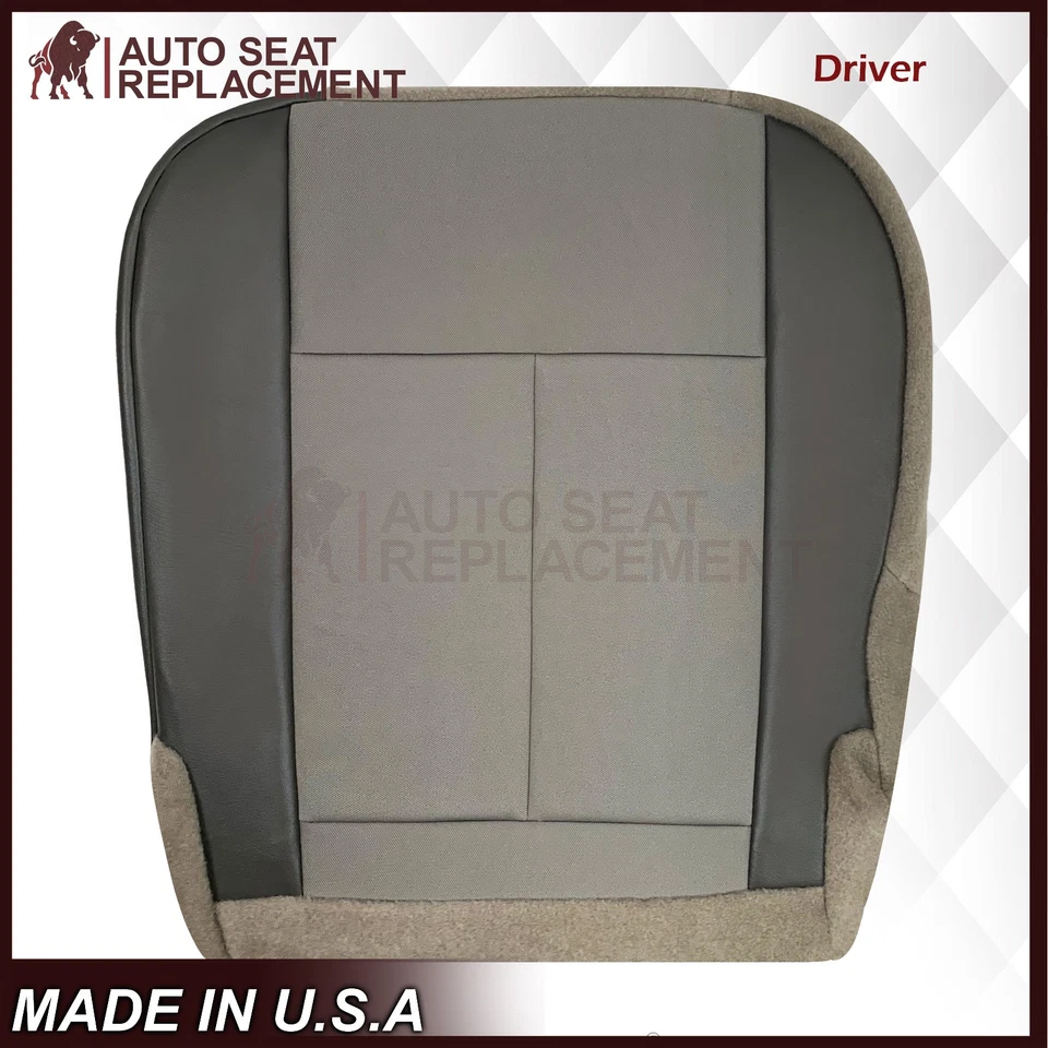 Cubierta de asiento inferior gris tela para conductor Nissan NV 2015 2016 2017 2018 2019 2020 Foto 2 de 4
