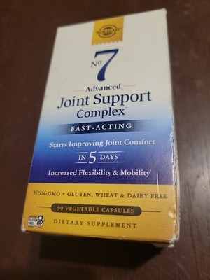 Solgar No. 7 Join Support Vegetable Capsule - 90 Count Exp 04/2027 BRAND NEW 