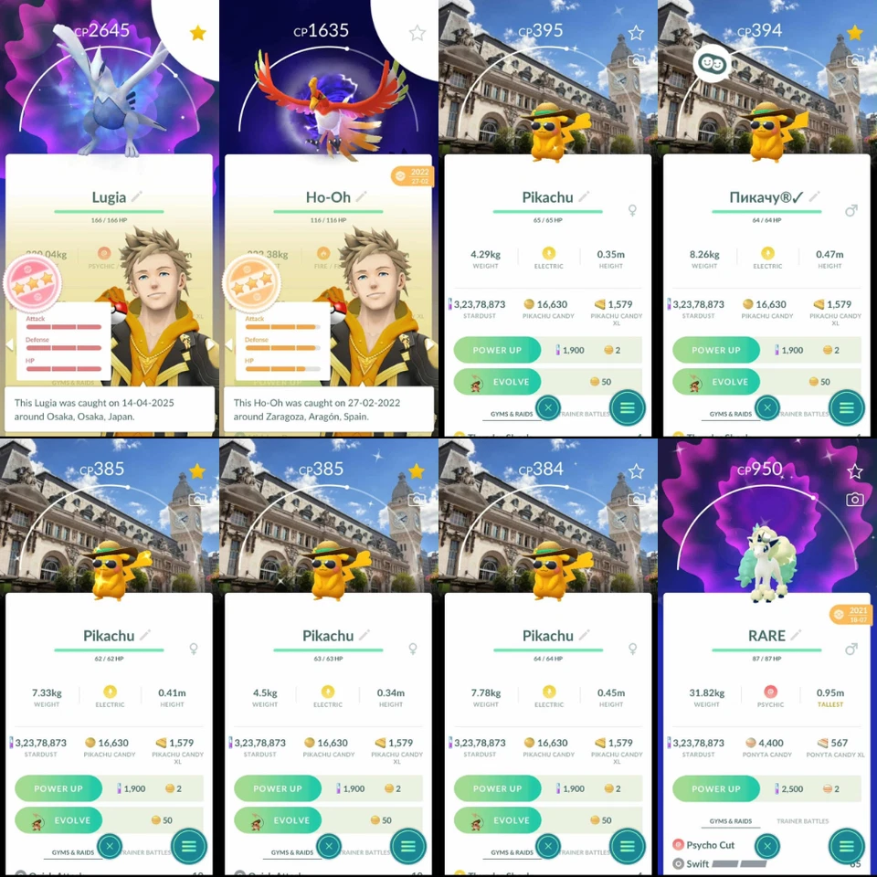 Pokémon Perfect Shadow Apex LVL 70 Go/Shiny Legendary/Rare Pose/Clone/Libre Pika - Image 2 of 4